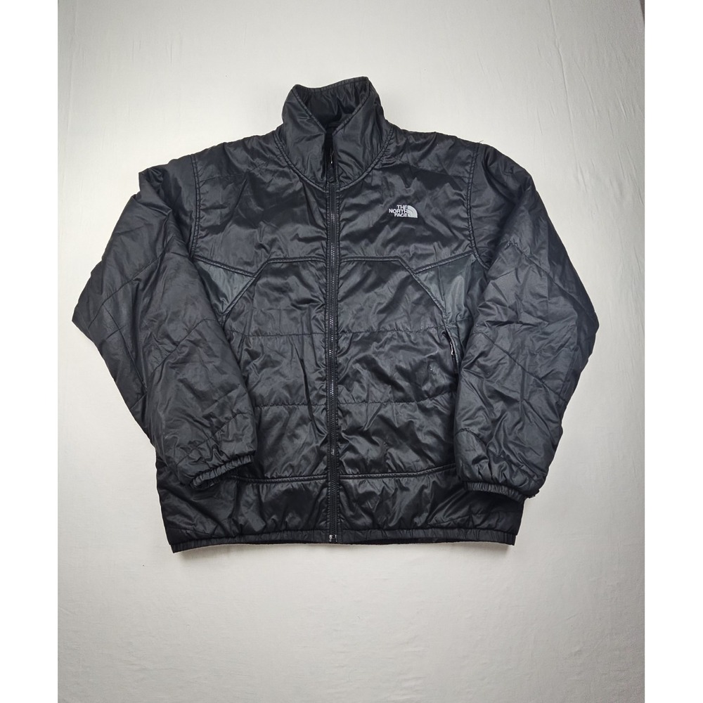 The North Face Men's Size XXL Puffer Winter Coat Black Full Zip Pockets